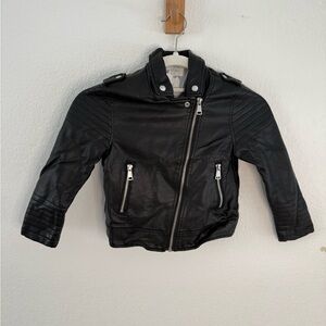 H&M Kids Black Biker Jacket